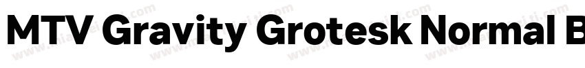 MTV Gravity Grotesk Normal Bold Ita字体转换